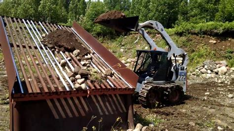 rock screen for skid steer|skid steer loader screener.